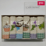 Capa Home ვაფლის ჩაის ტილოს ნაკრები (6 ცალი) - Image 3