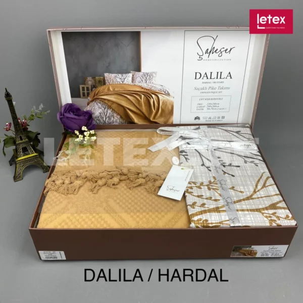 Saheser Home Collection ვაფლის პიკე (DALILA - Hardal)
