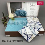 Saheser Home Collection ვაფლის პიკე (DALILA - Petrol)