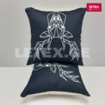 Burjuva Tekstil 3D Digital დივნის დეკორატიული ბალიში