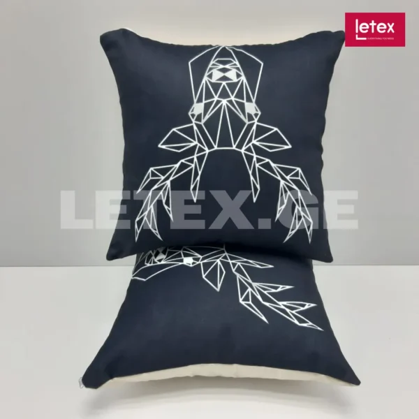 Burjuva Tekstil 3D Digital დივნის დეკორატიული ბალიში