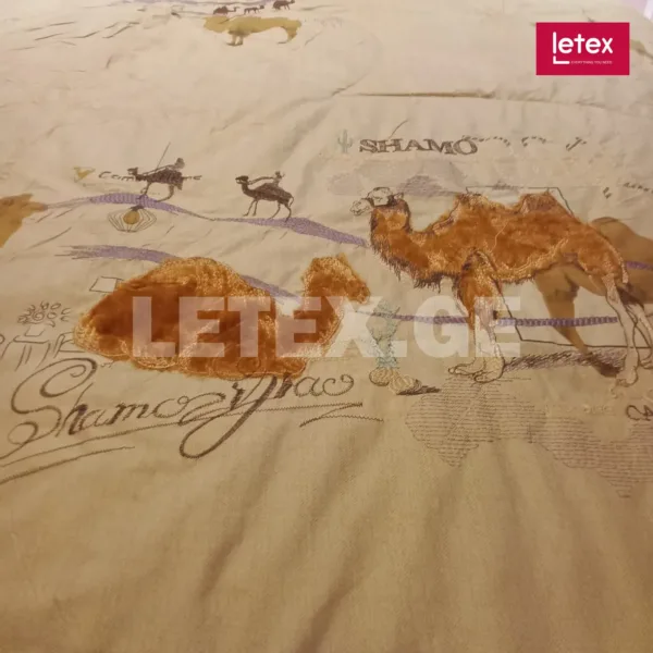 Blumarine აქლემის ბეწვის საბანი