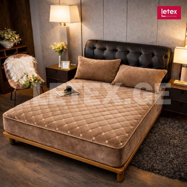 ჩამოსაცმელი მატრასის დამცავი ხავერდის