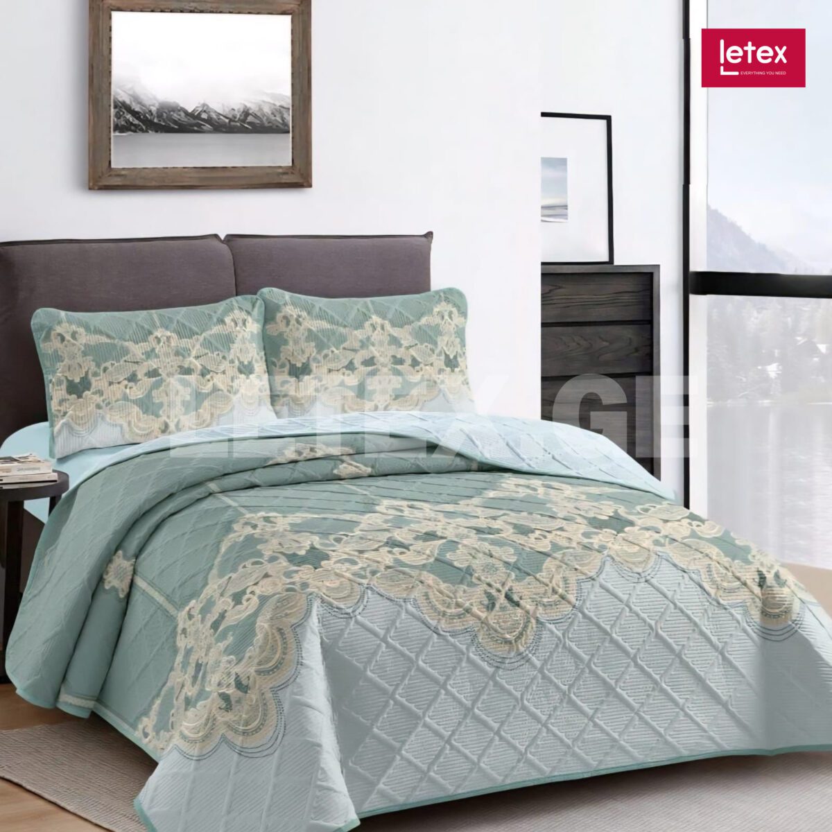 home textile ორსაწოლიანი გადასაფარებელი