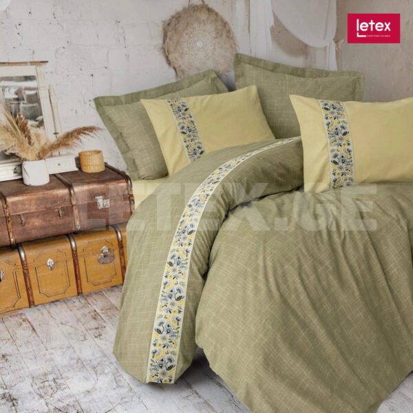 Cotton Box - Folk Art რანფორსის თეთრეული Elowen Sarı