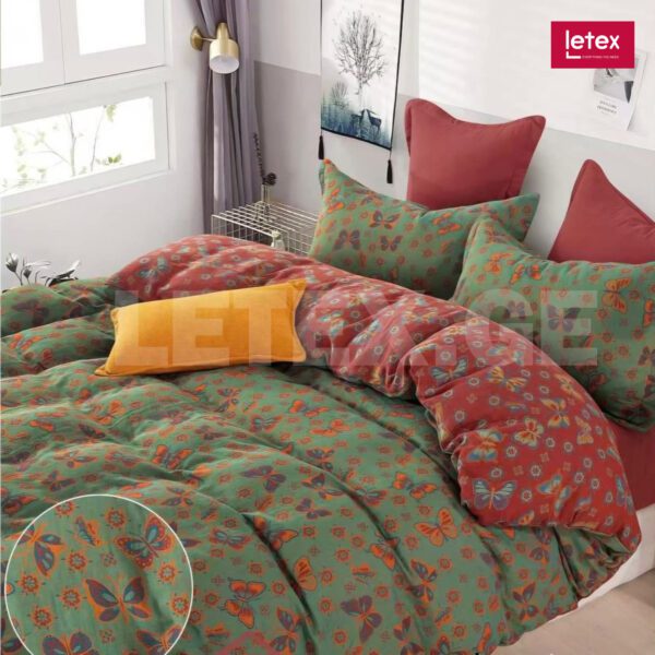 მუსლინის ორსაწოლიანი თეთრეული